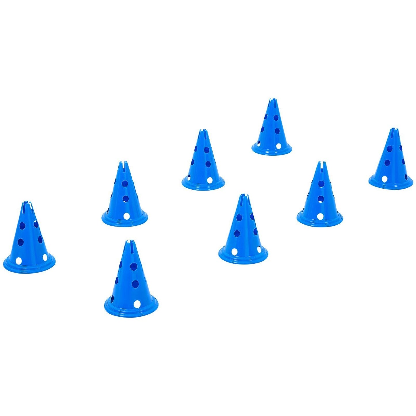 VEVOR Dog Agility Hurdle Cone Set 6 PCS Kit-12 xCones 6 xAgility Rods with Bag