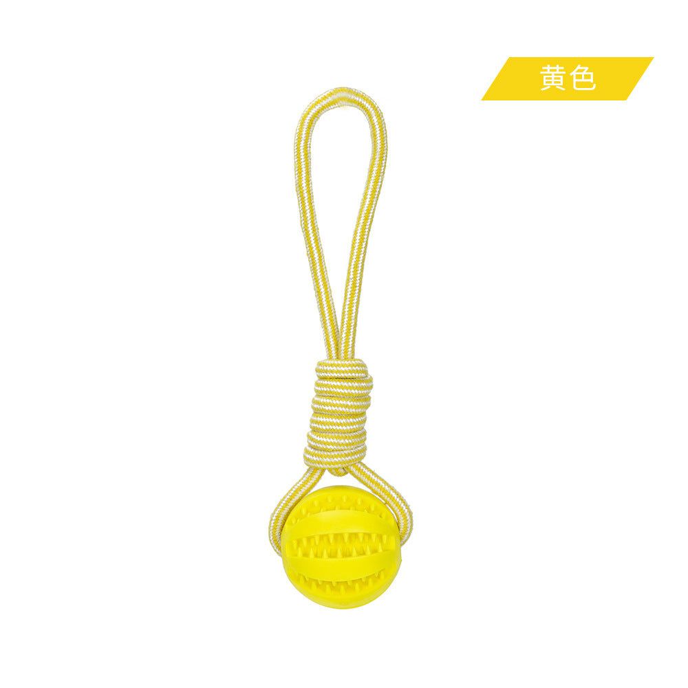 Pet molar toy watermelon ball silicone toy dog molar ball bite-resistant, teeth-cleaning and food-leakage ball chewing dog bite toy