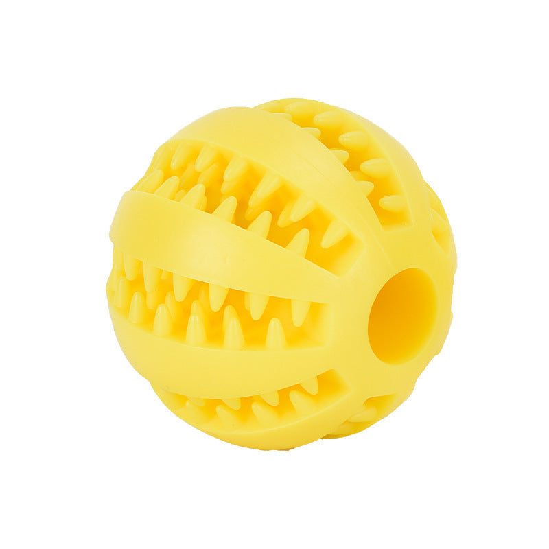Pet molar toy watermelon ball silicone toy dog molar ball bite-resistant, teeth-cleaning and food-leakage ball chewing dog bite toy