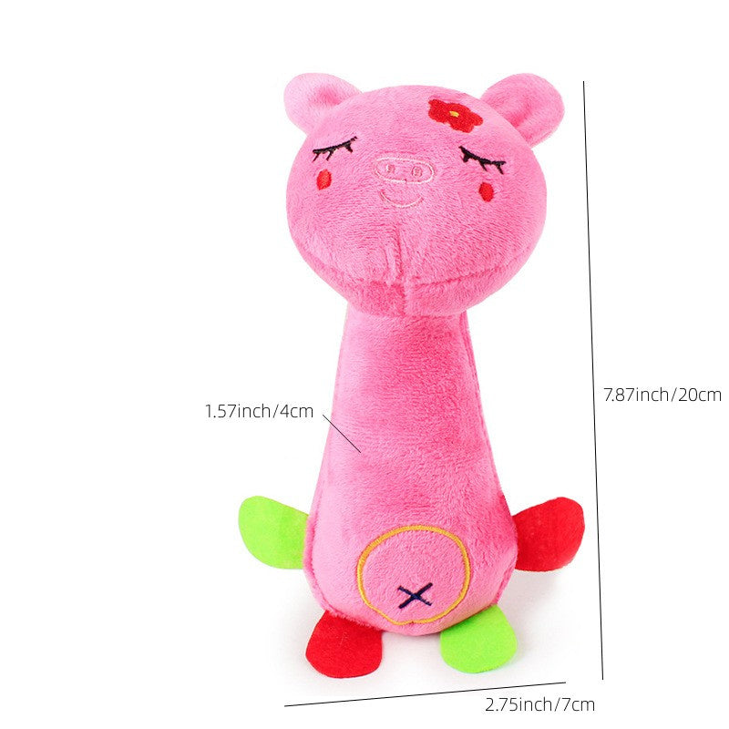 Pet Plush Toy For Dog & Cat; Funny Cartoon Plush Toys For Indoor Dogs; Interactive Dog Chew Toy