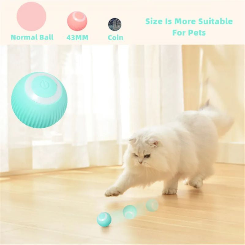 Pet Toy  Automatic Rotating Ball Cat Teasing Ball