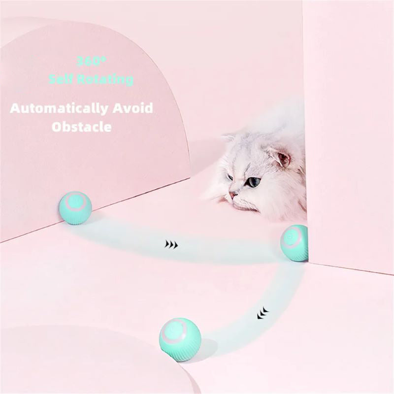 Pet Toy  Automatic Rotating Ball Cat Teasing Ball