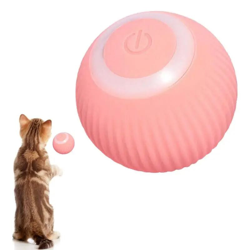 Pet Toy  Automatic Rotating Ball Cat Teasing Ball