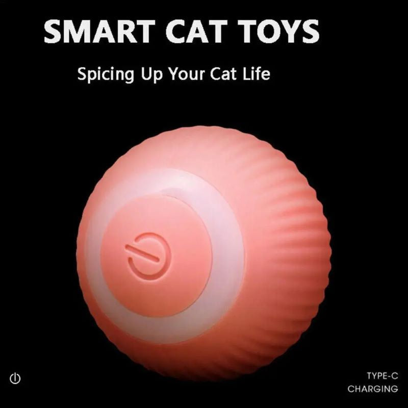 Pet Toy  Automatic Rotating Ball Cat Teasing Ball