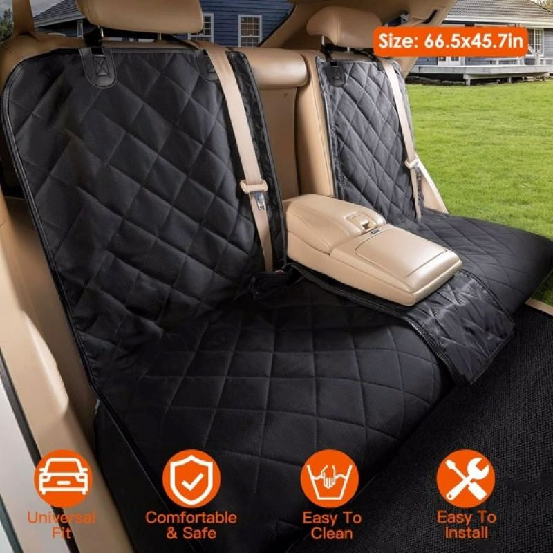 Waterproof Pet Car Seat Cover Protector for Cars/ Trucks/SUVs
