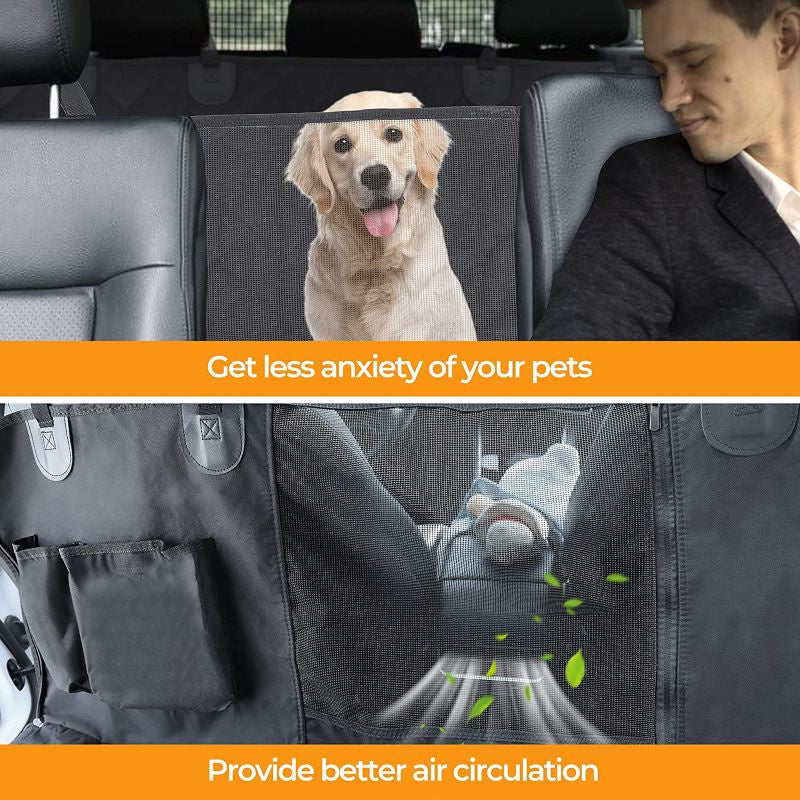 Waterproof Pet Car Seat Cover Protector for Cars/ Trucks/SUVs
