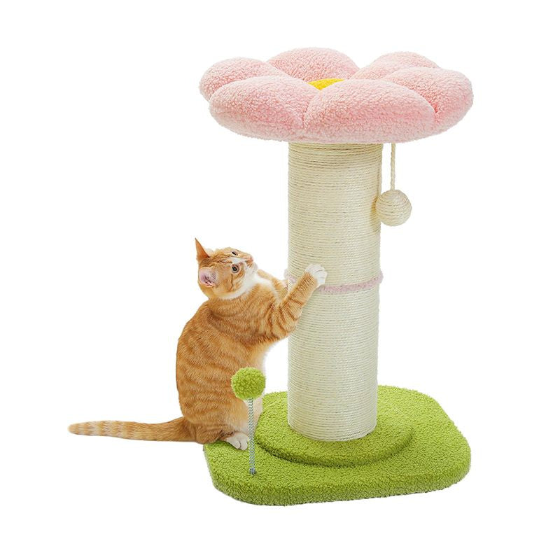 Tall Cat Scratching Post Small Cat Tree for Indoor