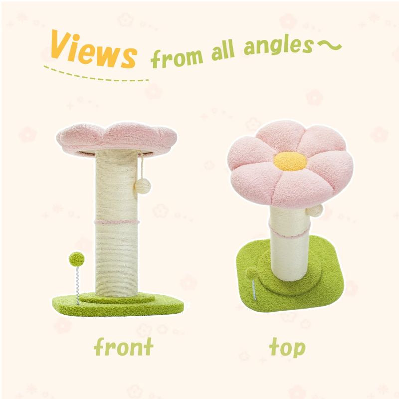 Tall Cat Scratching Post Small Cat Tree for Indoor