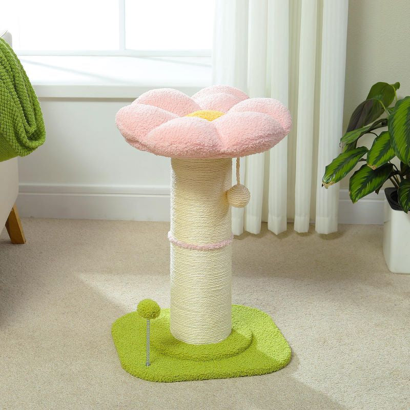 Tall Cat Scratching Post Small Cat Tree for Indoor