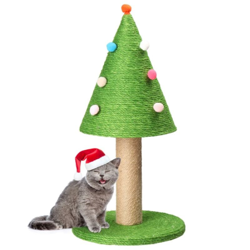 Cat Scratching Post with Natural Sisal Posts for Indoor Cats Game