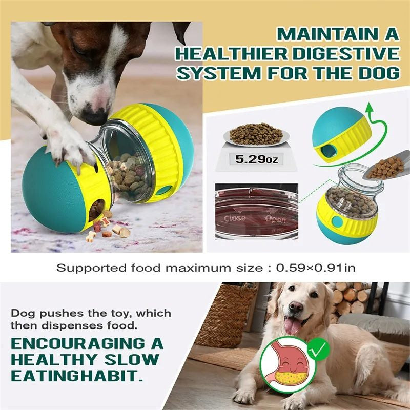 Pet Slow Food Feeder Interactive Toy for Anti Choking Bowl