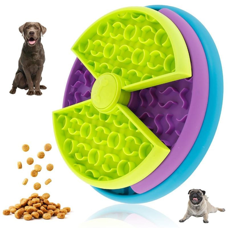 Pet Slow Food Feeder Interactive Toy for Anti Choking Bowl
