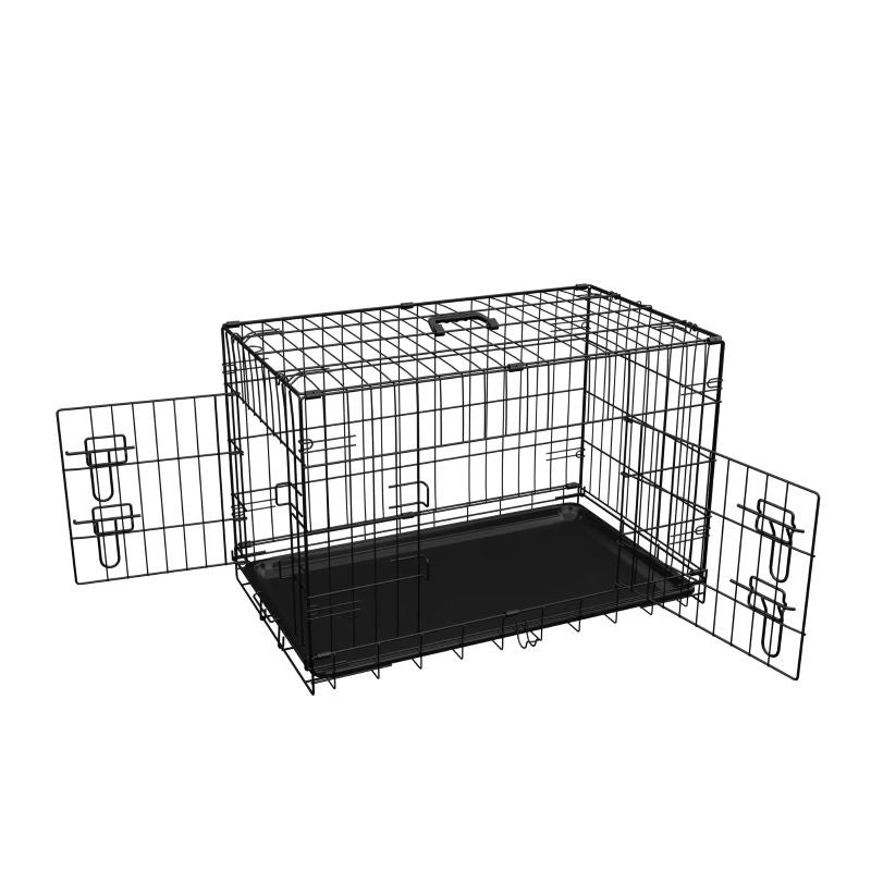 Portable Dog Cage with Divider for Indoor & Outdoor